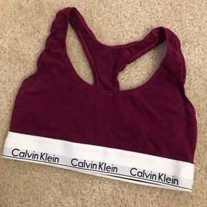 Calvin Klein sports bra